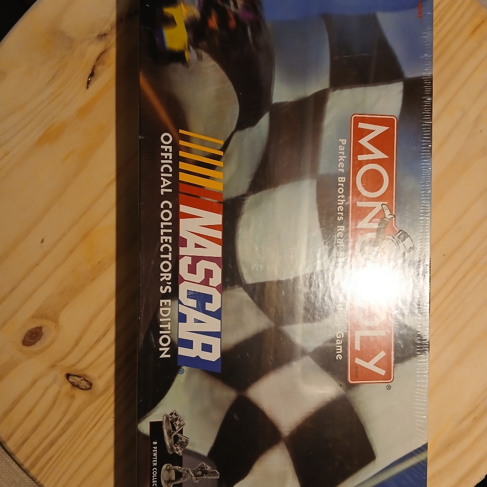 Nascar collectors edition monopoly board game